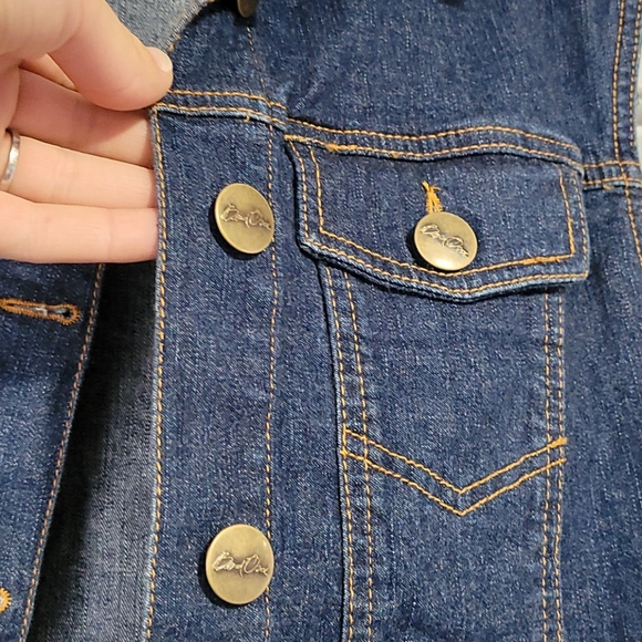 Short sleeve denim jacket - Picture 3 of 5
